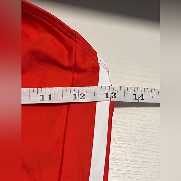 NWT Adidas Women's 3 Stripe‎ Mid Swimsuit One Piece Swim Size 2 Sz XS Small - Picture 8 of 9